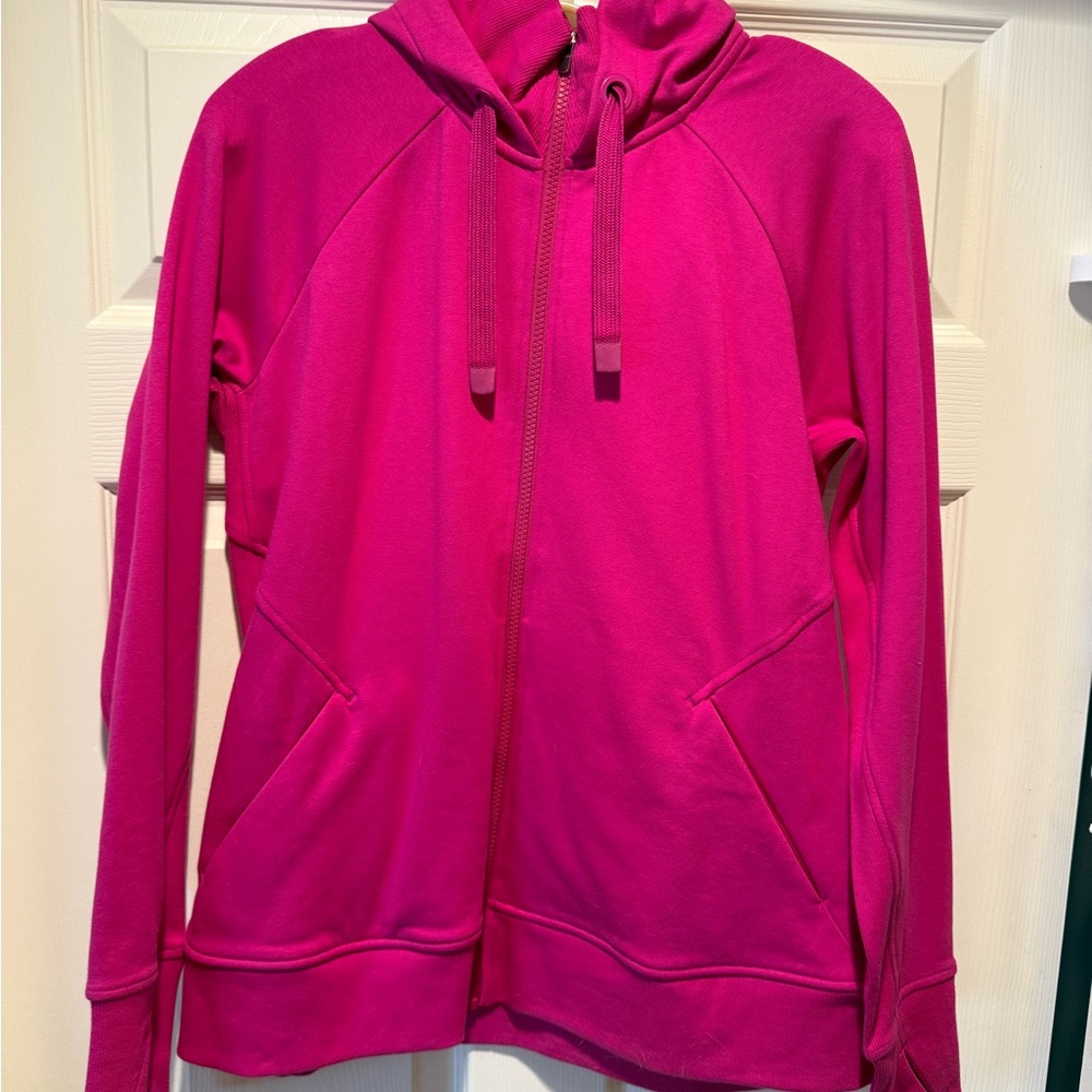 Athleta Fuchsia Full-Zip Hoodie